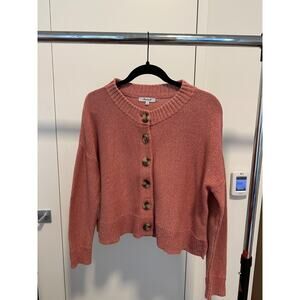 Madewell Cardigan 100% cotton knit Size S Summer